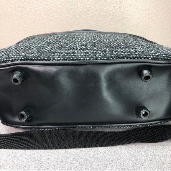 Vintage Givenchy Carry On Gray Tweed Travel Bag - Picture 6 of 8